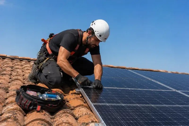 Maintenance et monitoring de panneaux solaires à Gréasque