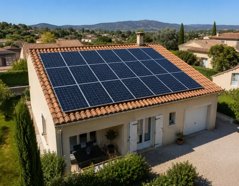 Prime à l'autoconsommation panneaux solaires Gréasque — aide financière de l'État